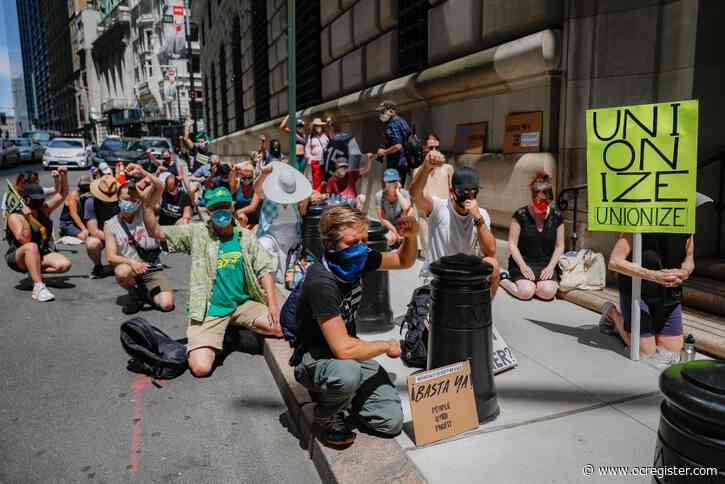 Workers protest racial inequality on day of national strike