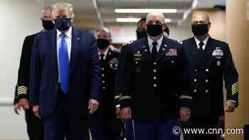 Trump tweets image of himself in mask and calls it 'patriotic'