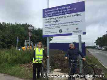 Work on new £1.6 million cycleway in Burtonwood begins - Warrington Guardian
