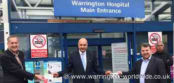 Major donation made at Warrington Hospital - Gary Skentelbery
