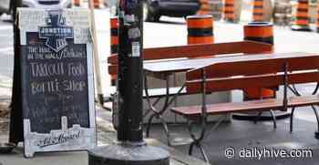 Toronto neighbourhood welcomes over 10,000 sq feet of new patio space | Dished - Daily Hive