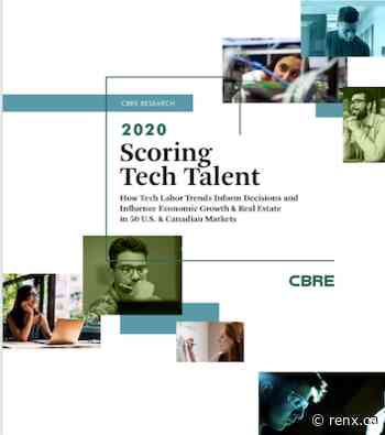 Toronto slips, smaller cities rise in CBRE Tech Talent rankings - Real Estate News EXchange