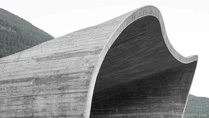 MoDus Architects builds curving concrete tunnel entrances in South Tyrol