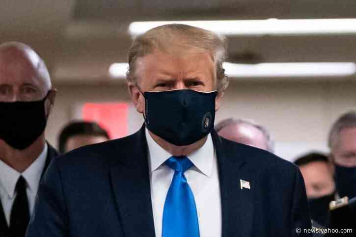 Trump tweets photo of himself in a mask for the first time