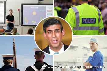 Pay rise for 900,000 public sector workers: Full list of who and how much they'll get