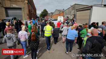 North Belfast: Residents protest over suspected illegal dumping