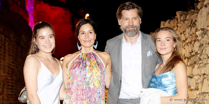 Nikolaj Coster-Waldau Brings Wife & Daughters To Taormina Film Festival 2020