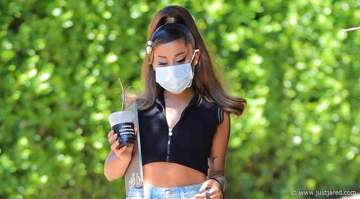 Ariana Grande Looks So Chic While Going to the Studio