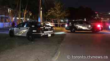 Three sought after man injured in Lawrence Heights shooting