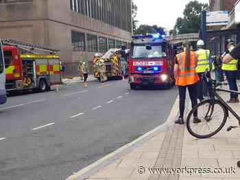 Fire crews called to fire in former York Aviva building