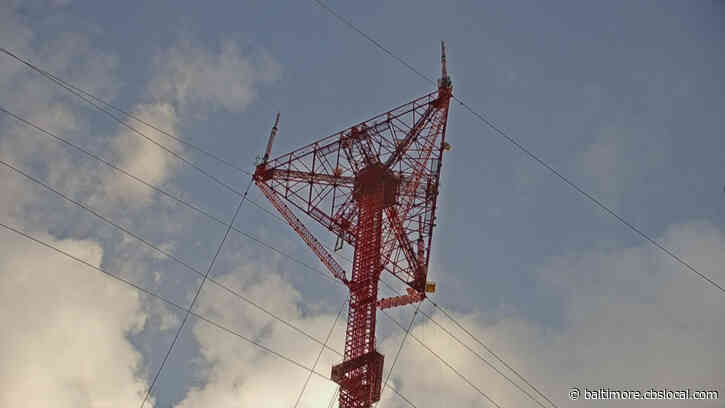 WATCH | Old Antenna Removed From WJZ’s Candelabra Tower