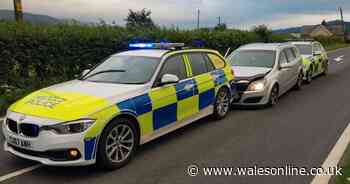 Two arrested after ten mile police chase where speeds topped 100mph