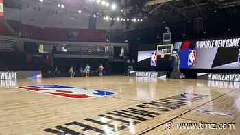 NBA's Bubble Court Shows 'Black Lives Matter' Paint Job, Distanced Benches