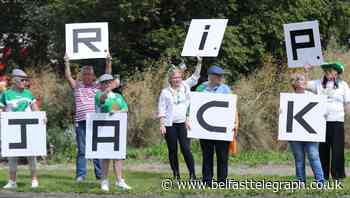 Fans gather to pay tribute to Jack Charlton