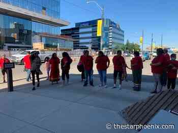 Ally Witchekan's supporters gather for court appearance of accused killer