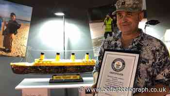 Titanic model earns Guinness World Record for sculptor
