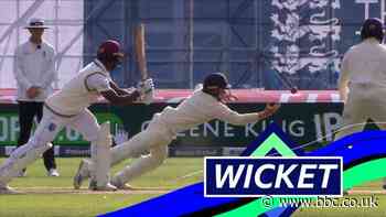 England v West Indies: Dom Bess takes the last wicket as England beat the West Indies