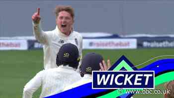 England v West Indies: Dom Bess rips through Jason Holder's defence to leave West Indies eight down