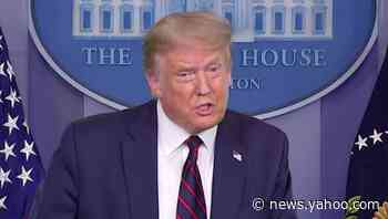 Trump encourages Americans to wear a mask in coronavirus briefing