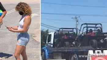 J Lo's Hamptons Beach Trip Cut Short After Dune Buggy Pickle