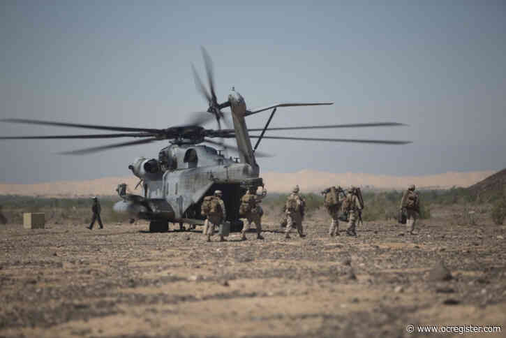Seeing military helicopters passing by? The Marines are training over Southern California for future conflicts