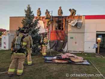 Fire at service station causes $50,000 damage