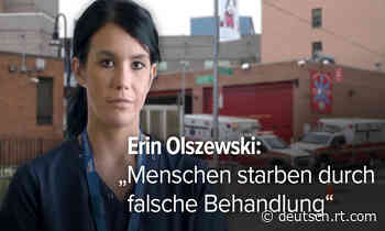 Krankenschwester aus New York enthüllt: "COVID-Patienten hätten nicht sterben müssen" (Video) - RT Deutsch