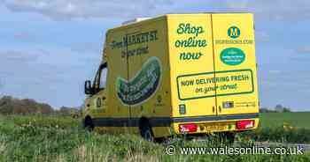 Morrisons van with £1,500 of shopping stolen outside customer's house