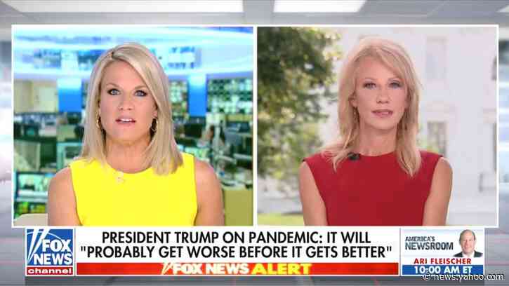 Fox News Host Confronts Kellyanne Conway on Trump’s Sudden Mask Embrace