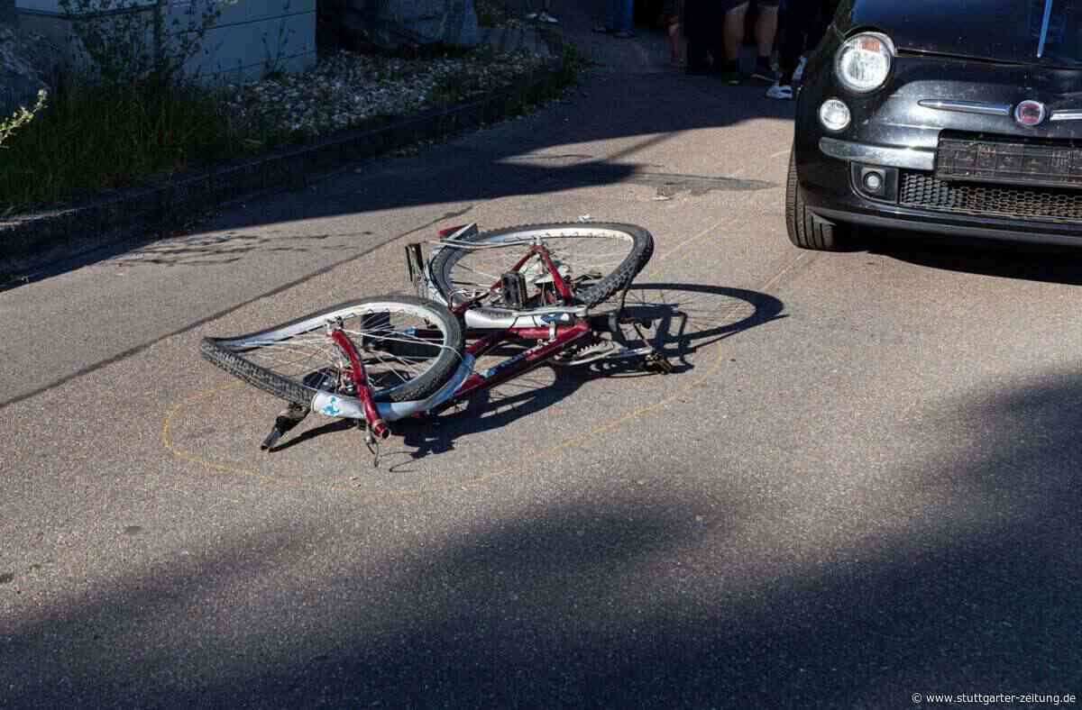Unfall in Zaberfeld - Elfjährige Radfahrerin von Auto erfasst und schwer verletzt - Stuttgarter Zeitung