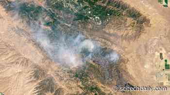 Massive Mineral Fire Observed From Space – Burned More Than 28,000 Acres in California