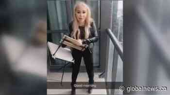'Chair Girl' to be sentenced in chair throwing incident in Toronto | Watch News Videos Online - Globalnews.ca