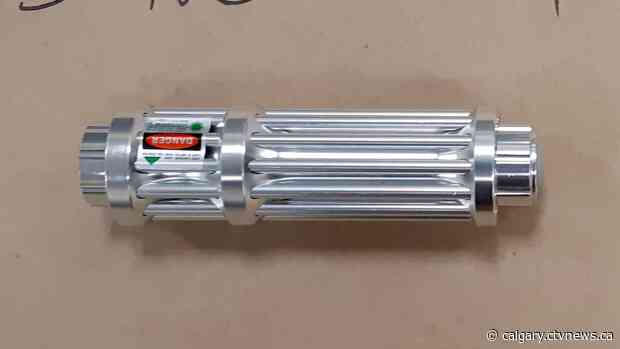 Calgary man charged after laser allegedly pointed at HAWCS