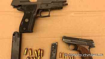 Loaded handguns seized, five arrests made after Toronto police receive tip from public