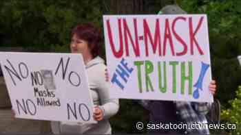 COVID-19: Saskatoon, Regina protestors join anti-mask movement - CTV News Saskatoon