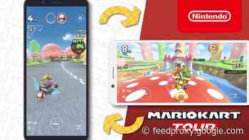 Mario Kart Tour for iOS gaining landscape racing almost a year after launch