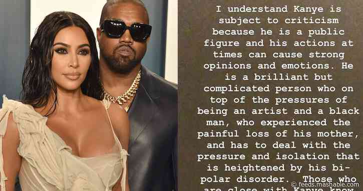 Kim Kardashian issues rare statement on Kanye West’s mental health