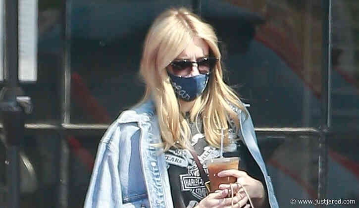 Emma Roberts Conceals Baby Bump on Coffee Run