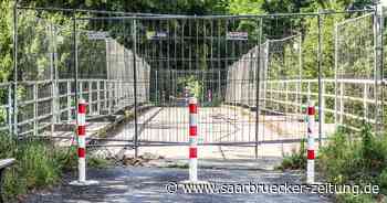Die Bliesbrücke bei Bexbach ist nun völlig gesperrt - Saarbrücker Zeitung