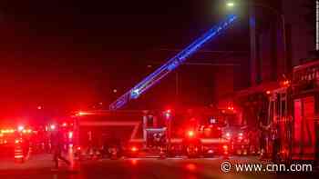 Video appears to show paper-burning at Chinese consulate