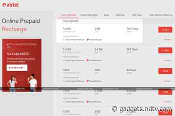 Airtel Discontinues Rs. 2,398 Recharge Plan, Brings ‘Free Data Coupons’ Offer