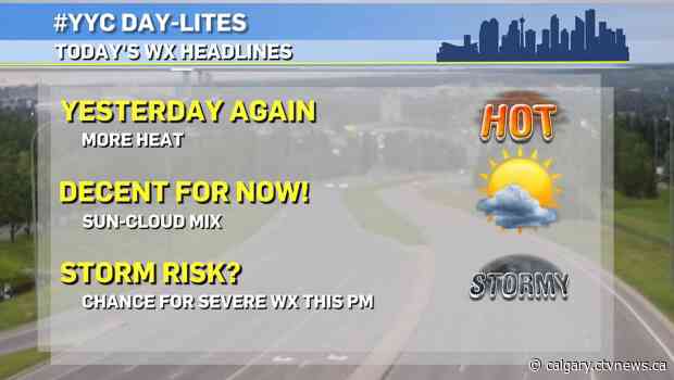 Potential for severe afternoon storms and Thursday night comet-viewing advice