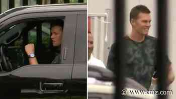 Tom Brady Arrives At Buccaneers Facility For COVID Testing, 1st Day On The Job!
