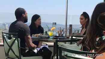Photo of Kim Kardashian's Lunch with Meek Mill Disproves Kanye's Cheating Accusation