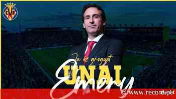 Unai Emery é o novo treinador do Villarreal - Record