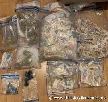 Police seize class A drugs, cash, and knife in Tooting drugs raid