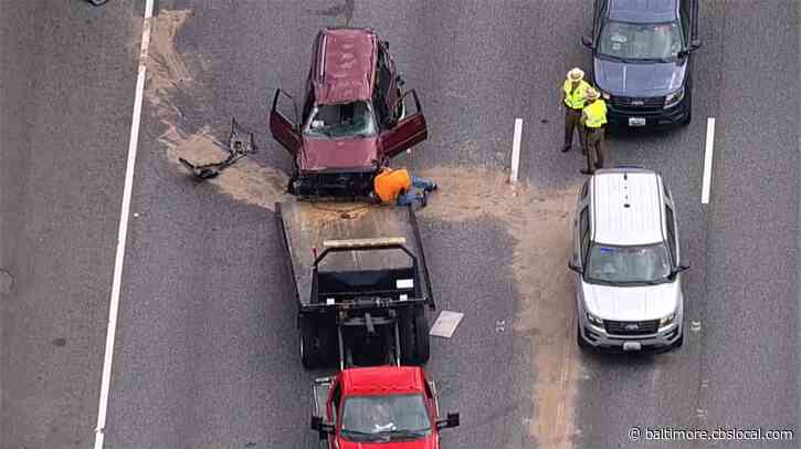 Two-Vehicle Crash On Outer Loop Of Interstate 695 Snarls Traffic