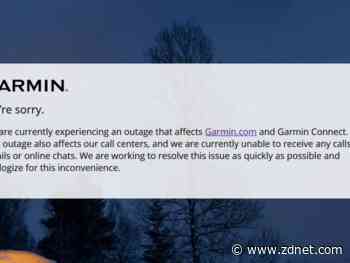 Garmin services and production go down after ransomware attack