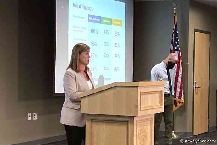 Utah sees virus surge -- but not in county with mask order