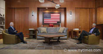 A Biden-Obama Reunion Pitches a Campaign as Comfort-Food TV